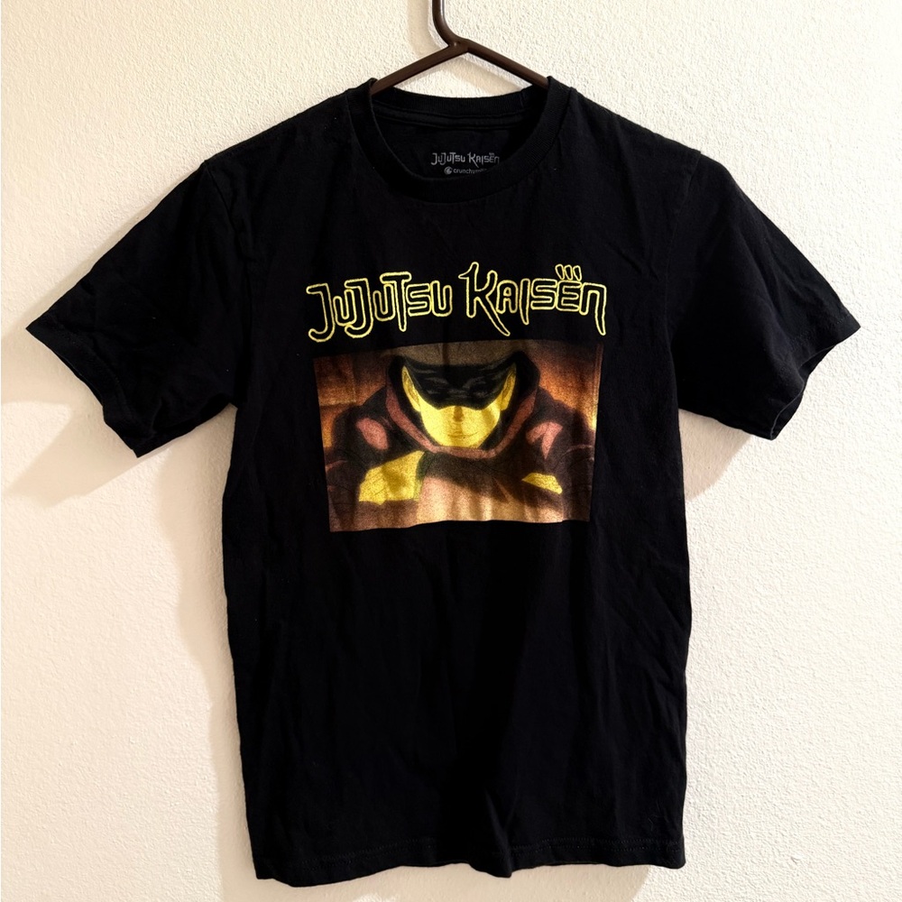 Jujutsu Kaisen Gojo Satoru Black T-Shirt Anime T-Shirt Men’s Small Short Sleeve
